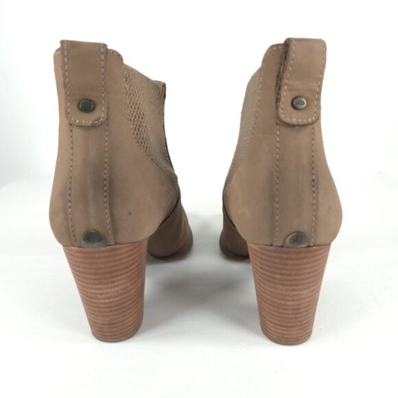 UGG Ankle Cobie‎ Nubuck Leather Heel Chelsea Bootie 1010191 Size 9 - Picture 6 of 14